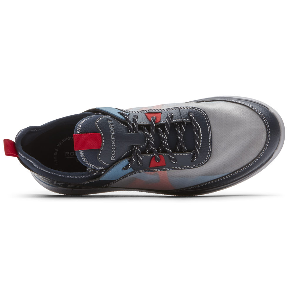 Tenis Rockport Homem Azuis - Truflex Hybrid Mudguard Tie - 08629ODPJ